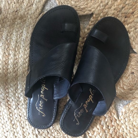 Free People Shoes - Free People Sant Antoni Slide - Black size 38